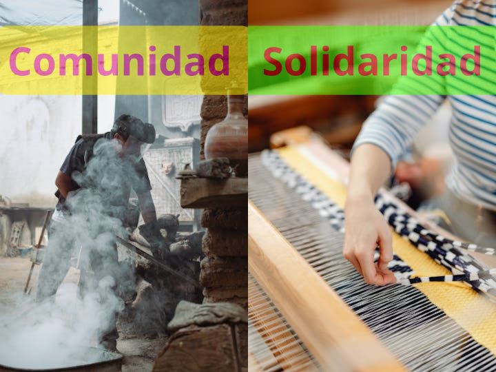 Imagen 1 del carrusel - hombres y mujeres trabajando con solidaridad y en comunidad
