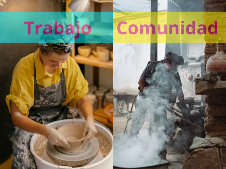 Imagen 4 del carrusel - hombres y mujeres trabajando con solidaridad y en comunidad